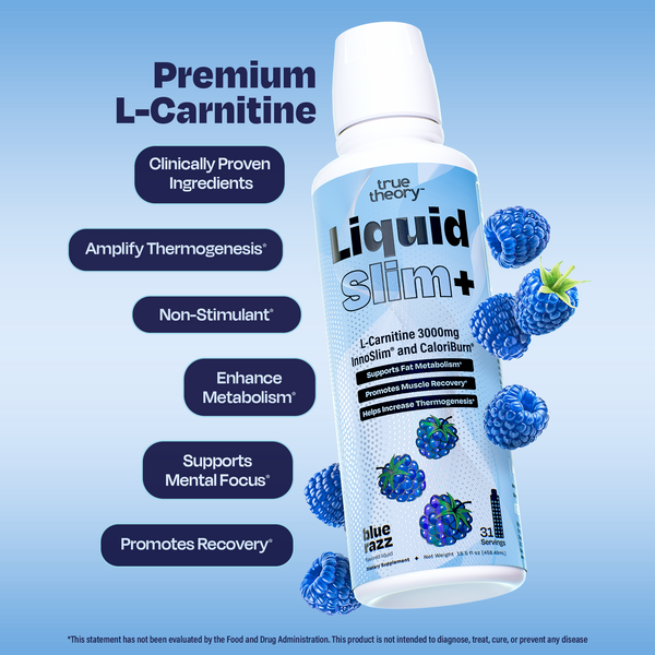 Liquid Slim + | Fat Burner & Energy Booster | Blue Razz