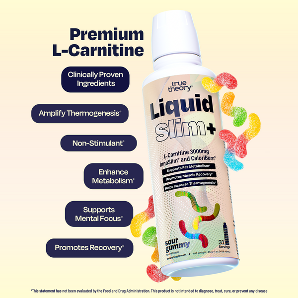 Liquid Slim + | Fat Burner & Energy Booster | Sour Gummy
